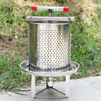 Presse à cire en acier inoxydable 304, modèle BCA51C-1, presse à cire d'abeille avec grille, fournitures d'apiculture de Chine