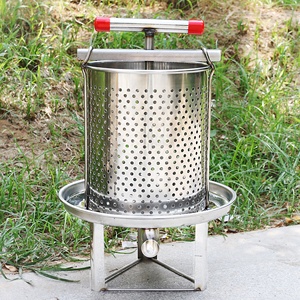 Prensa de Cera de Acero Inoxidable 304 Modelo BCA51C-1 para Miel de <span class=keywords><strong>Abeja</strong></span> con <span class=keywords><strong>Malla</strong></span>, Suministros de Apicultura de China - Product Image 1