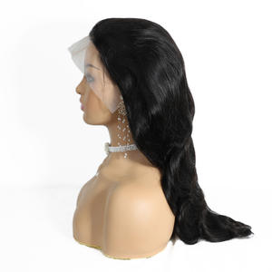 13x4 Calidad Superior 30 pulgadas cuerpo largo onda pelucas encaje cabello humano, base de seda pelucas de cabello humano al por mayor - Product Image 3