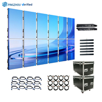 Sistema de Pantalla LED Completo de 4mx3m P2.6 P2.9 P3.91, Pantalla LED de Vídeo a Todo Color para Interiores y Exteriores con Paneles de 500x500mm