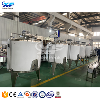 Réservoir de stockage et de mélange industriel pour bière, vin et spiritueux, 1000L, en acier inoxydable 304/316, sur mesure, automatique, haute productivité, économie d'énergie