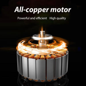 جزازة عشب لاسلكية قوية 24 فولت/48 فولت مع محرك بدون فرشاة وقاطع أعشاب مجاني 2 في 1، طقم أدوات حدائق - Product Image 3