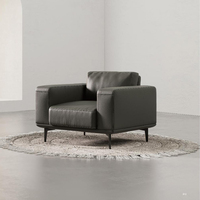 Modulares Ecksofa aus Leder Chesterfield Wohnmöbel Luxuriöses Zweisitzer-Relaxsofa Modernes L-förmiges Couch-Set