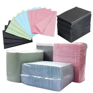 Confezione all'ingrosso da 125 pz/sacchetto: Salviette monouso impermeabili per igiene dentale, tatuaggi, pulizia, per saloni di bellezza, nail art e copertura tavoli per tatuaggi - Product Image 1