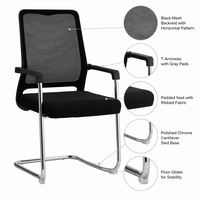 Chaise de bureau ergonomique en maille pour réunions, formations et centres de formation, chaise d'attente pour invités - Fournisseur d'usine