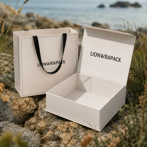 LIONWRAPACK Produttore di Scatole Regalo Magnetiche Pieghevoli di Lusso e Sacchetti di Carta con Logo Personalizzato OEM - Product Image 4