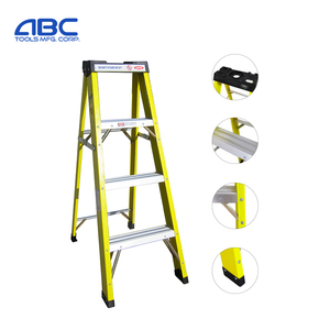 Leo Núi Bước Thang Thang Gs <span class=keywords><strong>En131</strong></span> Được Phê Duyệt Đa Mục Đích Ba Năm 3 4 5 6 7 Bước Lớp Duy Nhất Side Wide Sợi Thủy Tinh Frp 1 Năm - Product Image 5