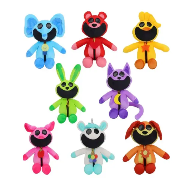 New Arrival Wholesale Figure Game Plush Toys Custom Funny smiling critters Plushie Stuffed Animals Toy