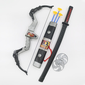 Venta al por Mayor de Fábrica, Accesorios de Halloween, Conjuntos de <span class=keywords><strong>Armas</strong></span> Ninja, Juguetes de Samurai, Espadas, Arco, Dardos, Conjuntos de Juego de Rol - Product Image 1