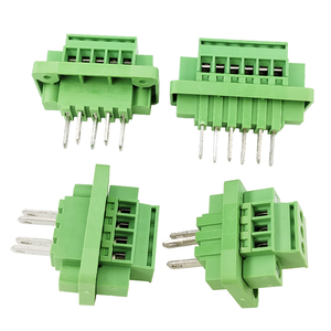 3.5mm Pitch Complete Male & Female Through-Wall Solderless Vertical <b>Terminal</b> Block Set Type a & Type B With Flange - Product Image 3