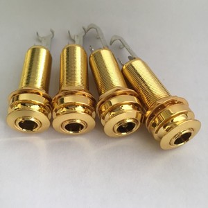 热卖尾部螺柱拾音器输出连杆插座声学尾部螺柱插孔零件覆盖吉他压电拾音器 - Product Image 1