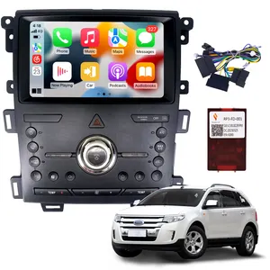 8 Núcleo TS10 TS18 Tela Do Carro Carrega Carplay Android Auto Rádio Carro DVD Player para Ford Edge 2009-2014 Simples Soft & KS