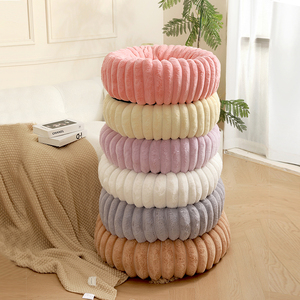 Cross-Biên Giới Bán Hot New Dọc Thỏ Sang Trọng Vòng Giường Vật Nuôi Mềm Mại Thoải Mái Donut Giường Con Chó Có Thể Giặt Mèo Mat Ấm Vật Nuôi Đệm - Product Image 2