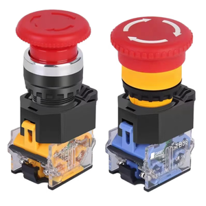 LA38-11DT tự đặt lại nút nhấn 22mm đồng liên hệ 1NO + 1NC màu xanh lá cây ánh sáng thường xuyên phong cách tốt giá 10A Max. current - Product Image 4