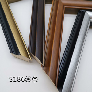 S186 Wood Trim 47x46mm <b>Frame</b> Lines Pine Material Durable Indoor Use Traditional Style - Product Image 4