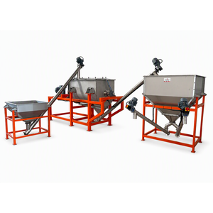 Ligne de mélange d'engrais chimiques Kandemir 1000L en acier inoxydable, système intégré d'alimentation, de mélange et de décharge - Product Image 1