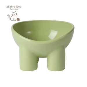 <strong>Rounded</strong> Macaron-Colored Anti-Spill Durable Eco-Friendly Solid Pattern Pet <strong>Bowl</strong> for Cats &amp; <strong>Dogs</strong> Polypropylene Material Wholesale - Product Image 5