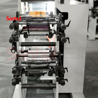 Machine d'impression flexographique à rouleaux à structure empilée pour la production d'étiquettes de sacs en plastique en papier pour l'impression de rubans et d'étiquettes