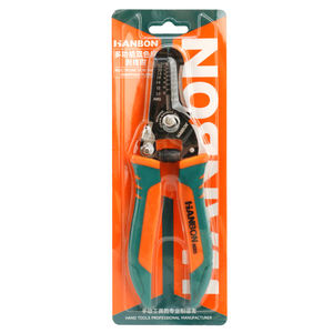 Slangklem Koolstofstaal Kabel Cutter Hand Crimper Tool 7 Inch Handvat Draad Stripper Tang - Product Image 1