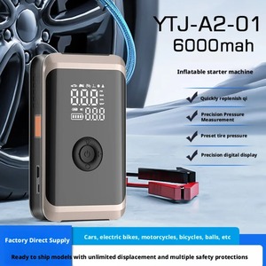 Démarreur de voiture tout-en-un avec compresseur d'air, gonfleur de pneus 150 PSI, batterie externe portable et <span class=keywords><strong>booster</strong></span> de batterie - Product Image 1