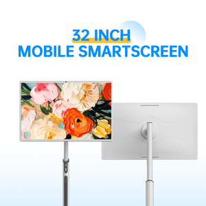 Televisor Inteligente Móvil de 23.8'', 27'' y 32'' Directo de Fábrica, Pantalla Táctil de 64 GB, Televisores Portátiles Inteligentes para Exteriores, Pantalla de TV Móvil HD 2 - Product Image 3