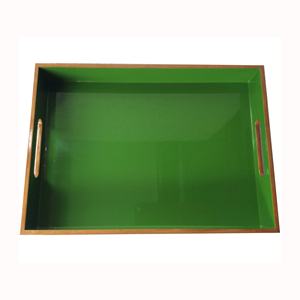 Haute qualité meilleure vente laqué plateau de service plateau de fruits secs vaisselle de restaurant faite à la main de luxe des grossistes du Vietnam - Product Image 1