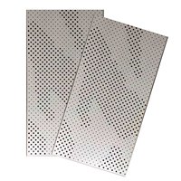 Plaques de plafond carrées perforées en alliage d'aluminium ignifuge pour aéroport de Singapour Changi, avec grille de plafond pour hôtels