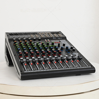 Console de mixage audio professionnelle Magic12 à 12 canaux, stéréo, avec alimentation fantôme 48V, Bluetooth, USB, effets DSP, pour scène et live