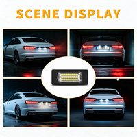 OTnhaee Nouvelle version améliorée 42SMD LED Lampe de plaque d'immatriculation 12V Canbus pour Audi A4 B8 A5 Q5 S5 TT A1 S4 A6 A7 2008-2013