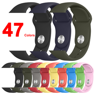 Correa de silicona ShangHai para Apple Watch Band 42 46 45 44 41 40 49mm Correa de pulsera deportiva IWatch Series 10 9 <span class=keywords><strong>Ultra</strong></span> 2 SE 8 7 6 5 4 - Product Image 1