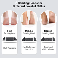 OEM Outils de ponçage électrique pour pédicure Lime à papier abrasif pour talons Outil professionnel de soin des pieds Extracteur de callosités mortes et dures
