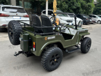 SWICOO Laris Manis 2 Kursi 300cc Mini Jeep 4 Roda 2WD Mini Jeep Wisata Bensin 300cc Mini JP Gas Jeep Petrol Jeep