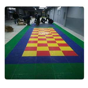 Alfombra de PVC para Lavadero de Autos, Tapete de Plástico Encastrable para Piso de Garaje, Baldosas de Plástico para Garaje - Product Image 1