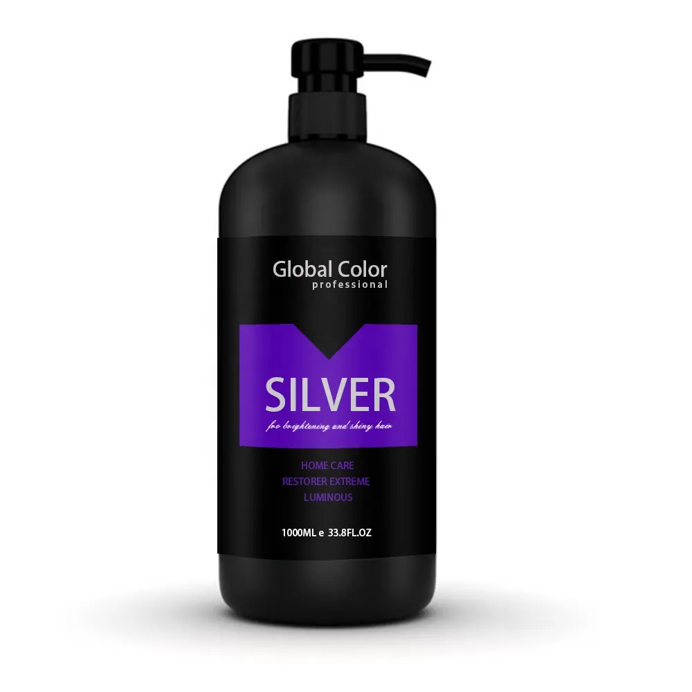 OEM colore shampoo Tacchino Colore-Protector Anti-giallo argento shampoo platino shampoo 1000ml