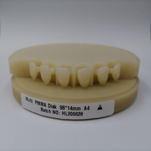 Dentadura Flexible multicapa PMMA de coronas temporales Sistema abierto (98mm) 14,16,18,20mm para laboratorio dental <span class=keywords><strong>CAD</strong></span>/CAM - Product Image 2