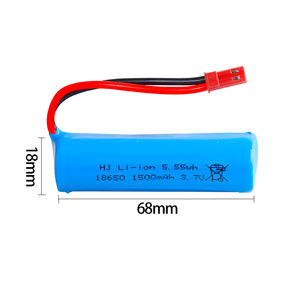 <span class=keywords><strong>3</strong></span>.7V 1500mAh 15C RC車/ボート/ヘリコプターLi Ion操作ロボット玩具18650リチウム電池 - Product Image 5
