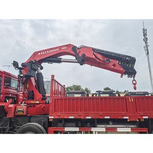 Prix d'usine Sinotruk Ho Wo 8x4 Camion-grue à flèche articulée pour le chargement et le déchargement de matériaux miniers et industriels - Product Image 5