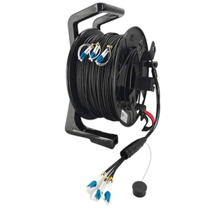 LC/UPC 4 6 8 12 24core monomodale corazzato TPU 5.0mm cavo in fibra ottica con cappuccio protettivo per la fase evento Broadcast - Product Image 4