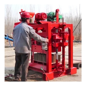 Zement-Verbundsteinmaschine PLC HongFa QTJ4-40B Pflasterstein-Formungsgerät 220V/380V - Product Image 2