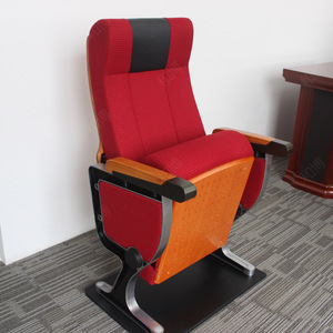 Silla de Auditorio Manwa Expo HB606 de haya roja con tablero de escritura para uso escolar - Product Image 4