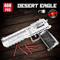 Reobrix 77001 Blocs de construction Pistolet ARME Jouets Modèles de mitrailleuse Desert Eagle Blocs de construction pour enfants garçons