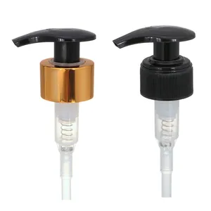 24 28 410 Liquid Soap Black White Customized Plastic/Aluminum Lids Foundation Lotion Pump Dispenser For Bottle