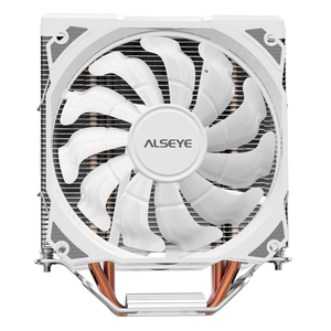 ALSEYE-ventilador de CPU M120D V5, torre de 4 tubos de calor, 120mm, blanco, PWM, ARGB, enfriador para LGA1200/115X /AM4 - Product Image 5
