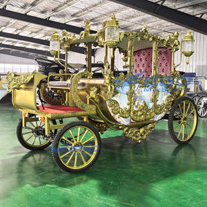 Calèche royale électrique de luxe personnalisée exclusive pour la vente, sculpture décorative extérieure, calèche royale de tourisme - Product Image 2