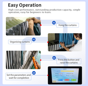 Rideau de façonnage vertical électrique faisant la machine contrôlée par ordinateur avec réglage automatique de la chaleur EISENKO RD-DXJ300-31 380V/220V - Product Image 5