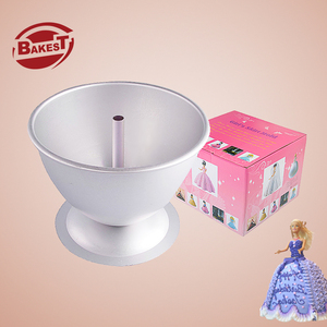 <span class=keywords><strong>Moule</strong></span> à gâteau en aluminium baja, 6 pouces, 8 pouces, figurine de <span class=keywords><strong>princesse</strong></span> - Product Image 2