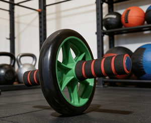 Rodillo Abdominal <span class=keywords><strong>de</strong></span> Acero con Rueda Silenciosa <span class=keywords><strong>de</strong></span> PP y PVC con Rodamientos para Entrenamiento <span class=keywords><strong>de</strong></span> Fuerza y Moldeamiento Corporal, Apto para Diversos Usos - Product Image 1