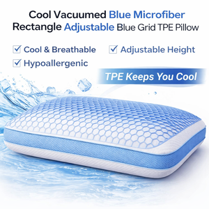 Oreiller en microfibre TPE respirant et réglable OEKO-TEX BSCI, soutien orthopédique pour le cou, oreiller de lit rafraîchissant, livraison rapide - Product Image 2
