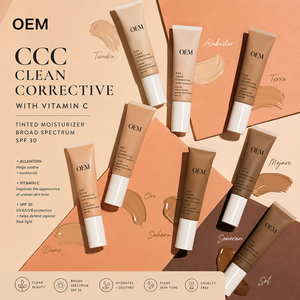 Crema Idratante Correttiva Colorata OEM CCC SPF30 con Vitamina C ad Ampio Spettro, Leggera e Coprente - Product Image 4