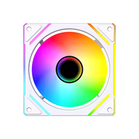 ESGAMING ODM OEM 120mm Prism Pc Cooling ARgb Fan Small 5V 3Pin 4Pin PWM Infinite Mirror Effect Gaming Computer Case Cooler Fan